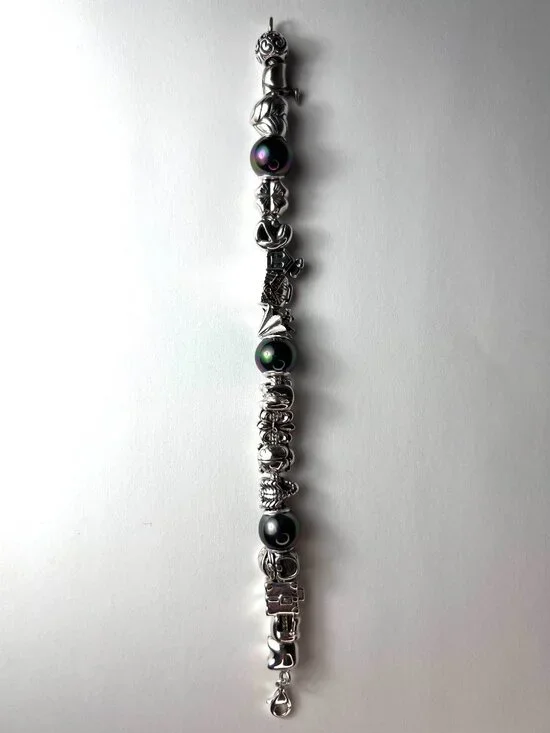 Genuine 925 Sterling Silver Charm Bracelet-Fully Loaded Animal & Home Themes - Picture 9 of 12
